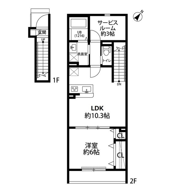 アムール松飛台の間取り