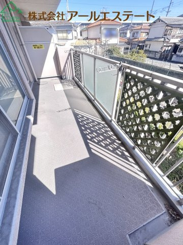 サンシティ本荘壱番館　　山陽電鉄「播磨町駅」徒歩3分のバルコニー