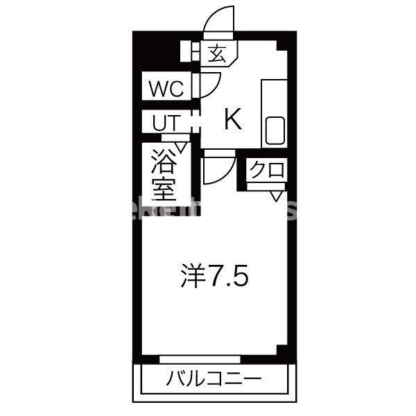 レジデンス司Ⅱの間取り