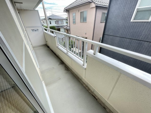 キャトル白山のバルコニー
