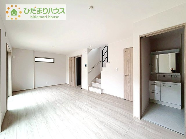 【居間・リビング】 | 取手市中原町4　新築戸建 | 早くお仕事終わらせて、家に帰りたくなるようなリビングです(^^♪