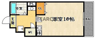 【間取り】 | ドエル竹鼻