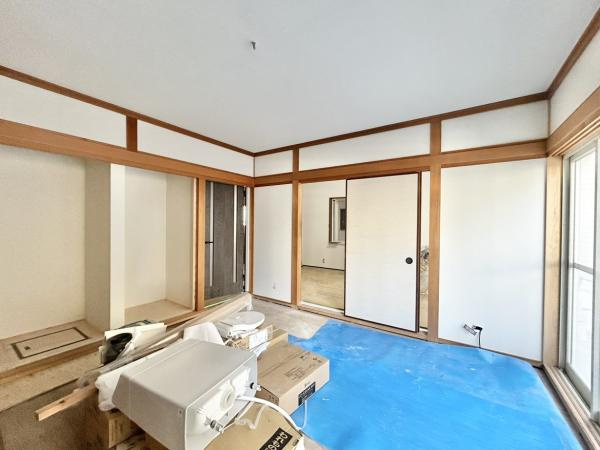 一宮しなね一丁目　中古戸建ての和室|1階和室は、畳表替え、クロス張替え、障子張替えを行い美しく生まれ変わります♪