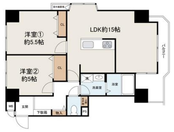 アグラード堺の間取り