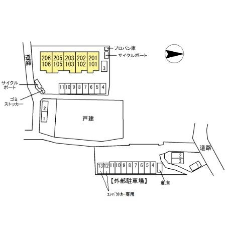 ルヴァン ドゥ ソレイユの区画図