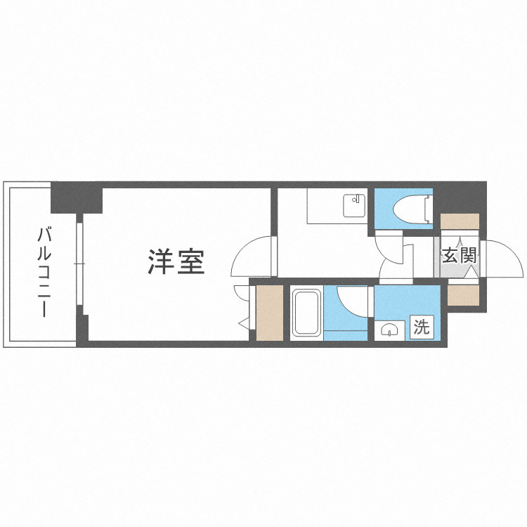 ＬａＤｏｕｃｅｕｒ九条の間取り