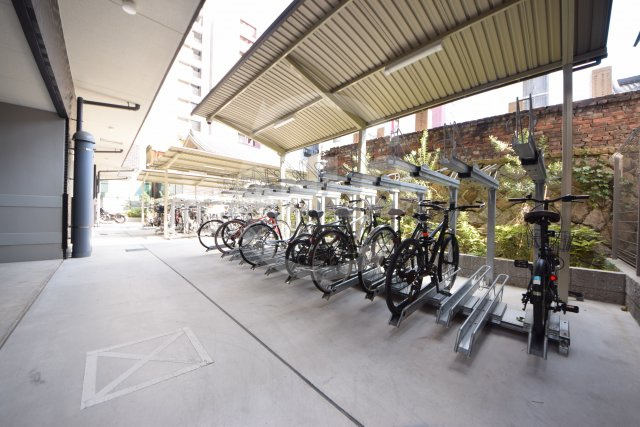 プレサンス谷町九丁目駅前のその他共用部分|プレサンス谷町九丁目駅前　駐輪場
