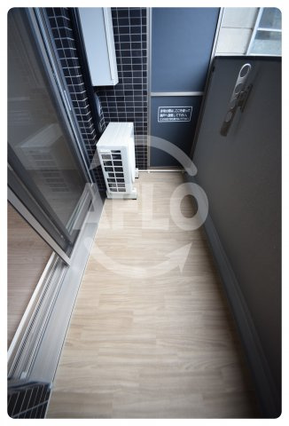 プレサンス谷町九丁目駅前のバルコニー|プレサンス谷町九丁目駅前　バルコニー