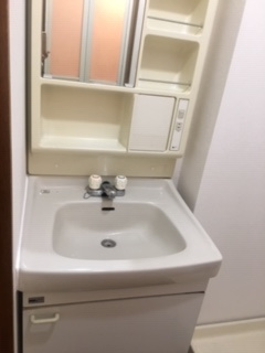 目黒区自由が丘２丁目の賃貸マンションの独立洗面台|使いやすい独立洗面台です