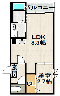 G-SMART小林の間取り