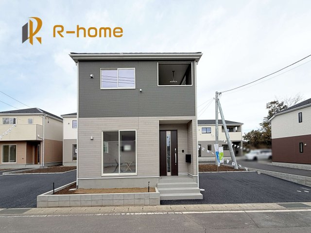 結城市結城第43-II期　新築戸建て　4号棟の外観|建物完成いたしました！ご予約で『平日』や『夕方』などでもご見学可能です！