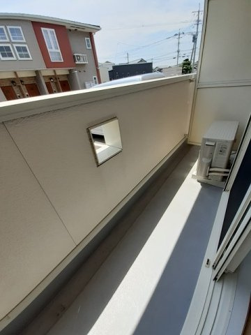 カーサ中村Ｂのバルコニー