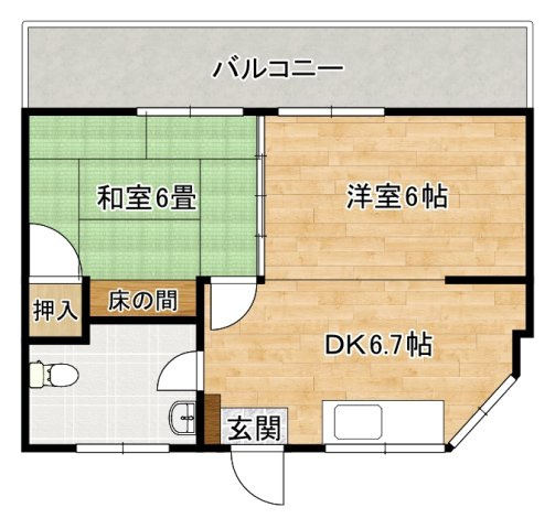 ミウトンアパートの間取り