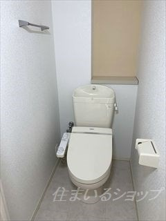 広島市安佐北区落合２丁目のアパートのトイレ|シャワートイレ