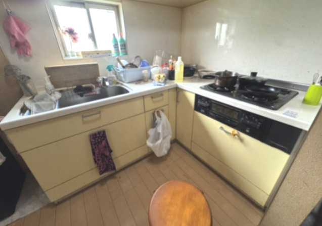 保育園目の前！小山市若木町の中古戸建のキッチン|お料理しやすいキッチンです