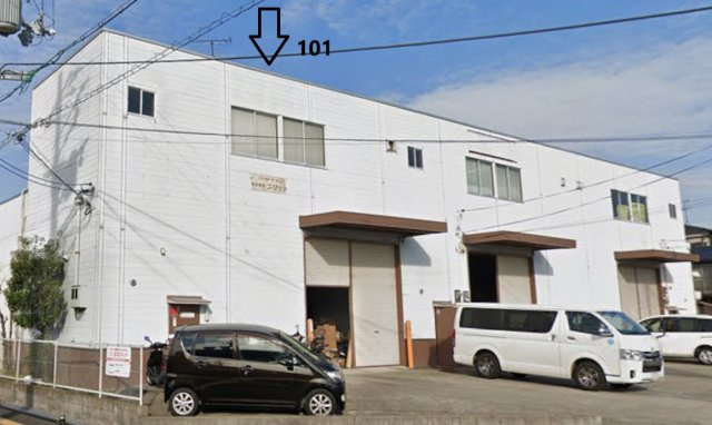 中田２丁目事務所付倉庫Ｍ・Ｋの外観