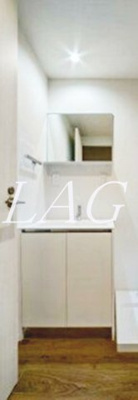 【洗面所】 | レ・メゾン入谷 | 洗面台です。