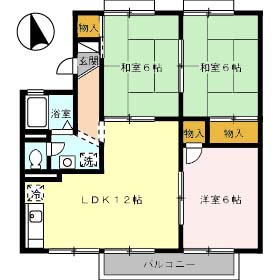 グランドール新福の間取り