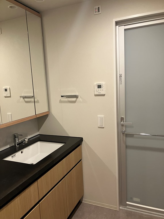 プラウドタワー芝浦の洗面所