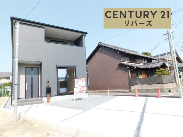 名古屋市中川区戸田２丁目の新築一戸建の外観|☆残り１棟☆　　いつでもご案内出来ます♪（お問合せ当日、平日、水曜、夜間でもＯＫ）　敷地４８．７５坪　駐車３台ＯＫ　ＬＤＫ１７．５帖♪　ＷＩＣ完備