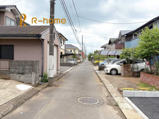 つくば市観音台第15　新築戸建て　1号棟の前面道路含む現地写真|堂々！建物完成♪実際のお部屋をご見学可能です♪
ご見学が一番の資料！お気軽にお問い合わせ下さい♪