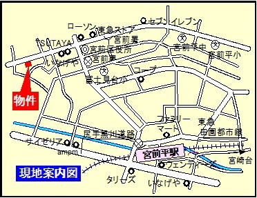 ヘーベルメゾンツチハシの地図|案内図