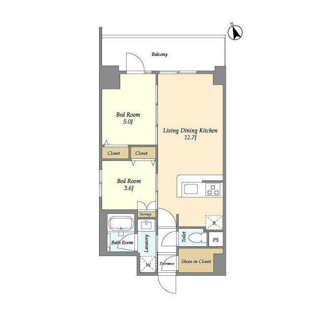 ドゥーエ南砂町の間取り