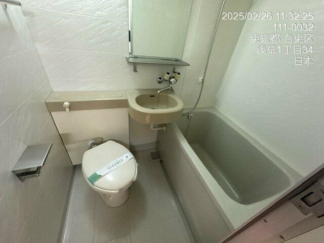 ウィン浅草の浴室