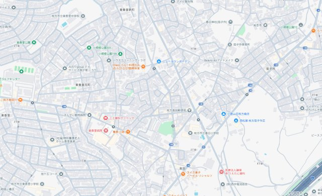 29日(土)30日(日)現地ご見学可能！　枚方市東香里元町　全2邸の地図