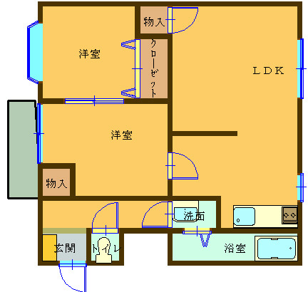 【間取り】 | リバーサイドハイツⅡ