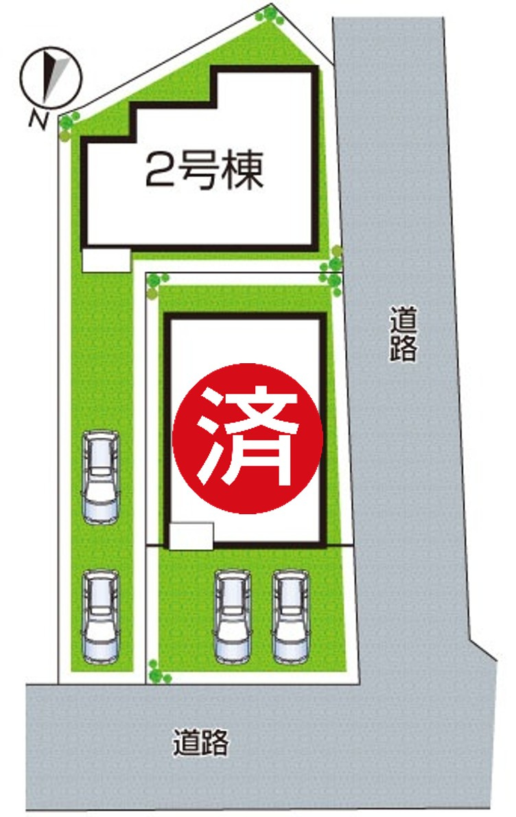 ■31日(土)1日(日)3日(祝)現地ご見学可能！　枚方市東香里元町　全2邸の区画図|全2区画