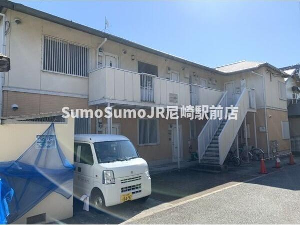 シャルル武庫之荘の外観|外観もきれいです