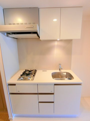 ラティエラ大森のキッチン|2口ガス　システムキッチン