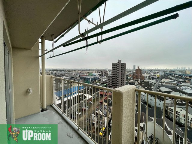 豊山分譲住宅のバルコニー