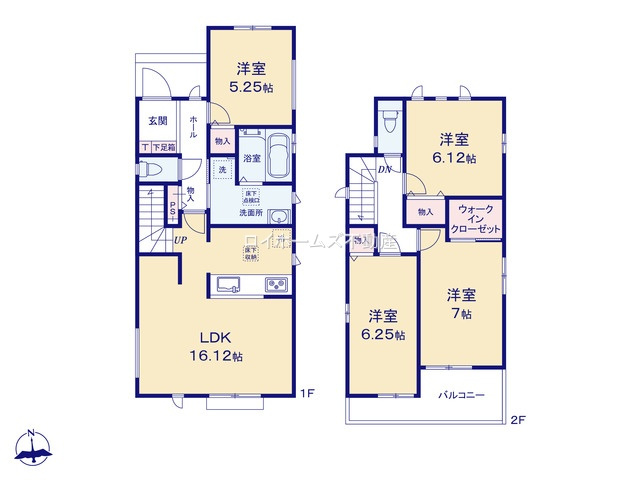 【間取り】 | 丹羽郡大口町余野２丁目211-1『仲介料無料』新築戸建て | A号棟