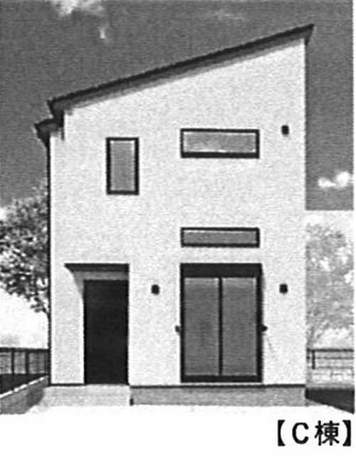 海老名市下今泉4丁目　新築戸建全3棟　C棟の外観パース