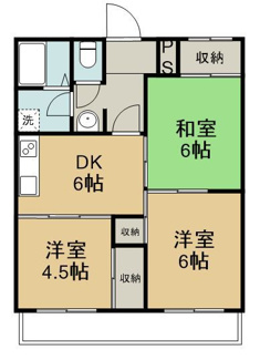 【間取り】 | 第2丸米ハイツ