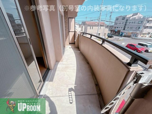クレールナデシコのバルコニー