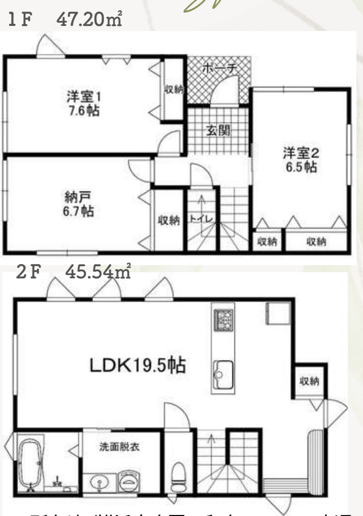 横浜市泉区下和泉2丁目 新築戸建て【仲介手数料無料】カースペース2台の間取り