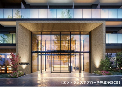 【エントランス】 | ドゥーエ新横浜 | 【パース】
