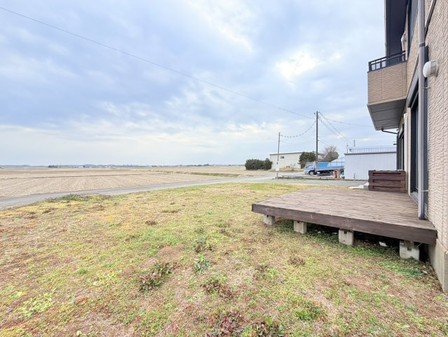 稲敷郡河内町中古住宅の庭