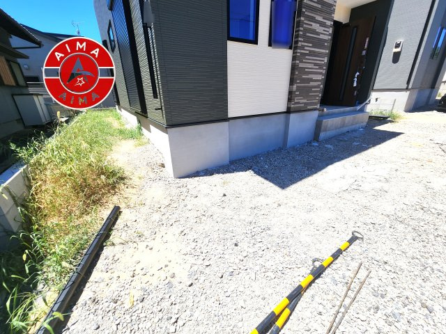 古賀市千鳥6丁目第5-5棟（1号棟）の外観|お庭で自由な時間を過ごせます。