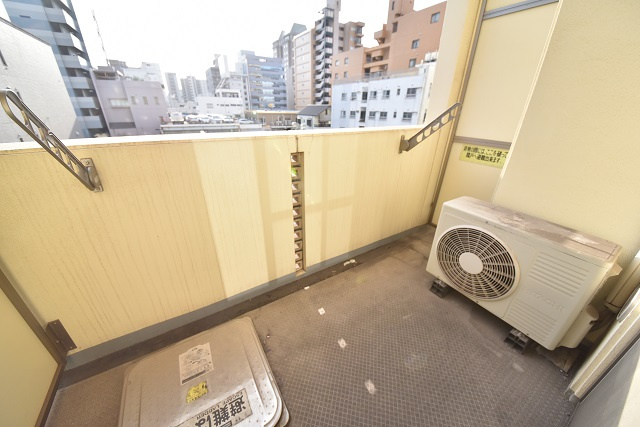ルネス呉中央のバルコニー