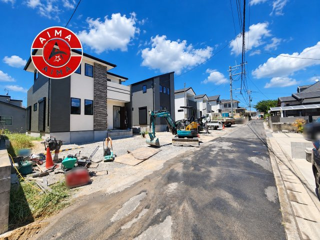 古賀市千鳥6丁目第5-5棟（3号棟）の前面道路含む現地写真|見学の時間などお気軽にお問い合わせ下さい。