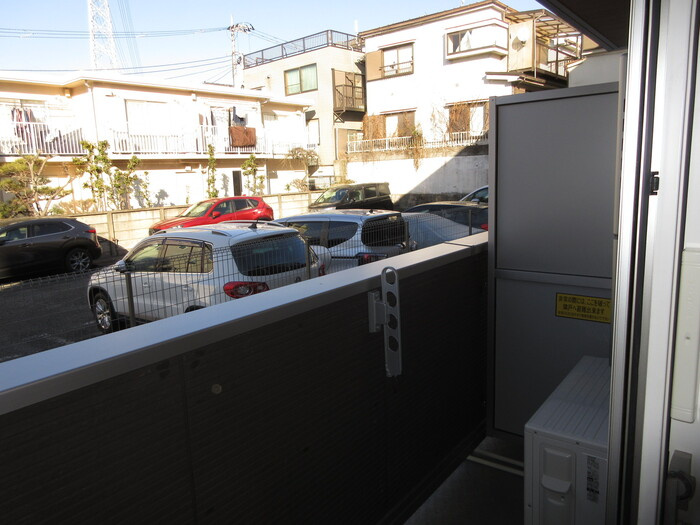 アナシエ徳丸のバルコニー