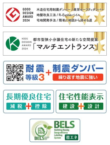 横浜市旭区中沢3丁目　新築戸建【仲介手数料無料】カースペース2台の区画図