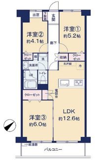【間取り】 | エンゼルハイム東川口