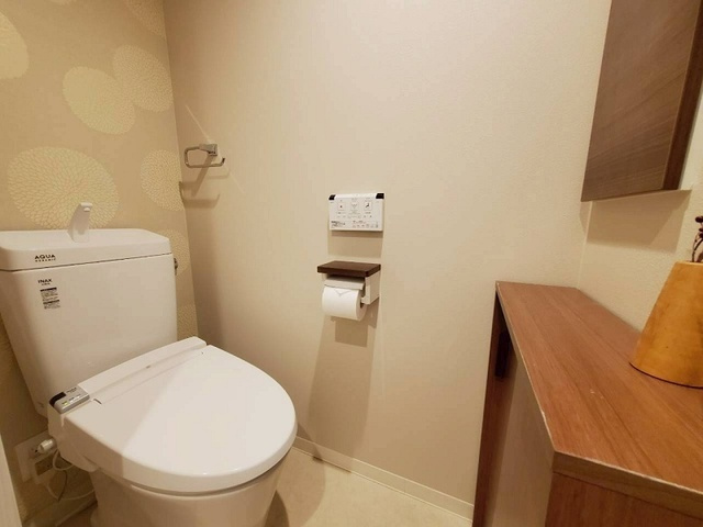 高知市鴨部アーネスト能茶山　中古マンションのトイレ|トイレもオシャレな空間です☆