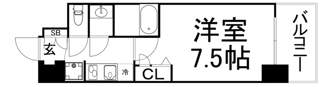 【間取り】 | プレサンス堺筋本町センティス
