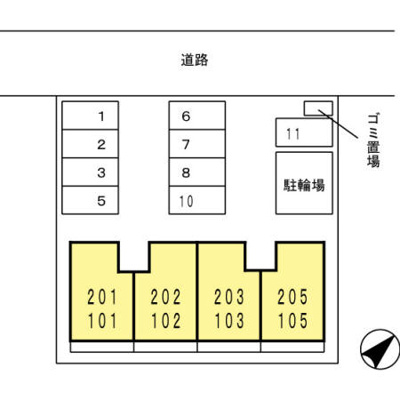 【区画図】 | ベルテ東豊田(ベルテヒガシトヨダ)